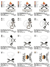 Grill Master Embroidery Design Pack: BBQ-Themed Creations for Every Chef! - FineryEmbroidery